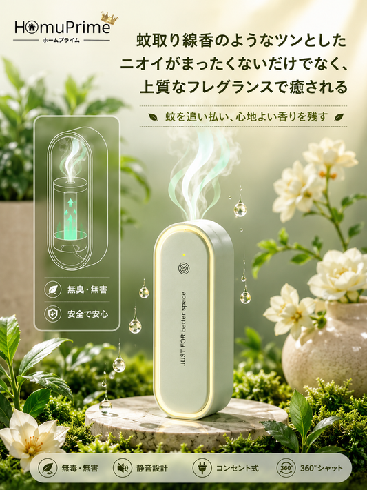 MushiZero 360™ - 静かに守る、24時間ガード